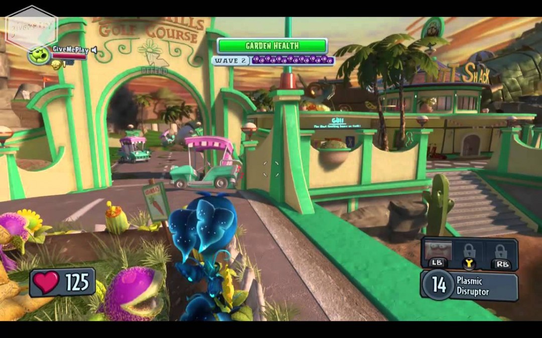 Xbox One Plants vs Zombies Single Player