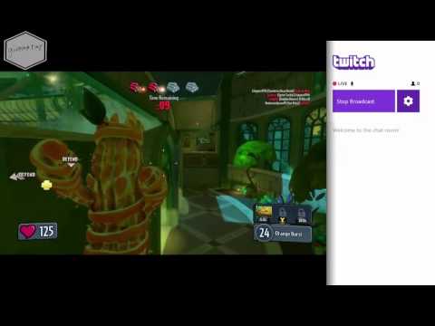 Xbox One Plants vs Zombies Twitch Broadcast Part 1