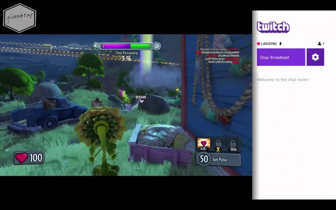 Xbox One Plants vs Zombies Twitch Broadcast Part 5