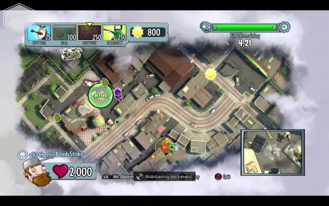 Xbox One Plants vs Zombies Twitch Broadcast Part 7A