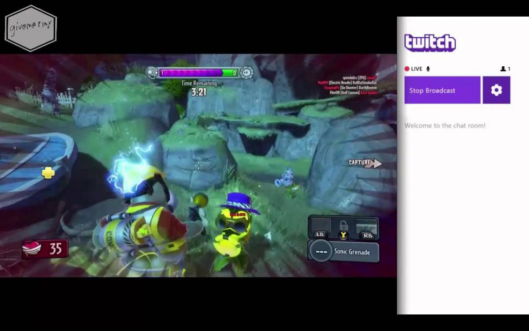 Xbox One Plants vs Zombies Twitch Broadcast Part 4