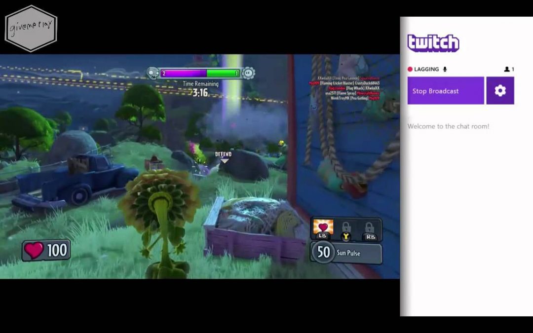 Xbox One Plants vs Zombies Twitch Broadcast Part 5